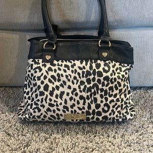 Leopard Betsy Johnson Purse